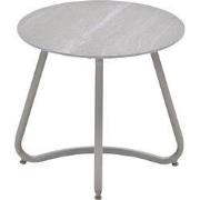 Vento bijzettafel tuin - Ø45 cm taupe - aluminium/Centostone