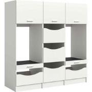 Wasmachine Ombouw 3 delige Set Free  in Wit -  193x195x68 cm