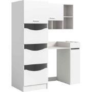 Wasmachine Ombouwkast 4 delige set Wit - 145 × 195 × 62 cm