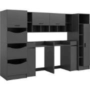 Wasmachineombouwkast –  8-delige badkamerkastset Free 242x195x68 cm in...