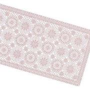 Unique Living | Tafelloper Amira vinyl 40x150cm oud roze