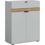 Schoenenkast Naro, Grijs Imitatie Melamine Modern