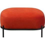 Hocker Oranje Stof - 51x67x37cm - Polly