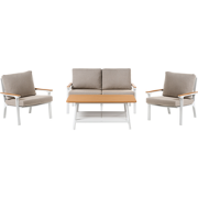 ORERO - Loungeset 4-zits - Taupe - Aluminium