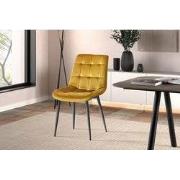 Stoel 'Juta' Fluweel Goud - 50 x  x 42.0 - Velours, Metaal