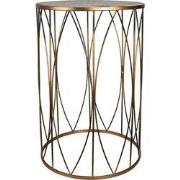 Clayre & Eef Bijzettafel Ø 40x60 cm Goudkleurig IJzer