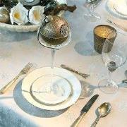 Tafelkleed Crystal 140x250 cm silver