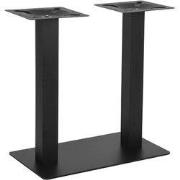 LABEL51 Eetkamertafel Restauranttafelpoten - Zwart - Metaal