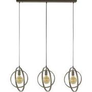 Hanglamp Beige - 3-lichts - 130x30x150cm - Turn Around