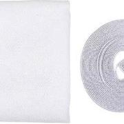 Horrengaas voor raam - Insectenwerend - Eenvoudige montage - 130 x 150...