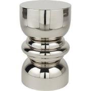 Bijzettafel Zilver Metaal - 30x30x48cm - Kinga