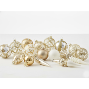 FLICKER - Set van 70 kerstballen - Goud - Glas