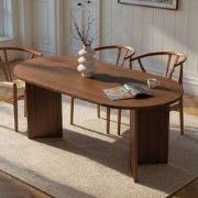 Sablin Eettafel Walnoot 180x89,5x75 cm Walnut Melamine