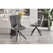 Stoel 'Mori' Draaibaar tot 0 Stof Ote Share 456 Donkergrijs