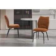 Stoel 'Lara' Draaibaar tot 0 Stof Ote Sea 500 Roest