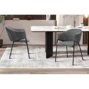 Stoel 'Hugo' Corduroy Donkergrijs - 54 x  x 62 - Stof, Velours