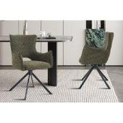 Stoel 'Billy' Draaibaar tot 0 Stof Ote Harper 355 Groen