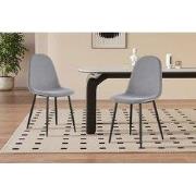 "Chair 'Boy' Velvet Grijs" - 49 x  x 39.5 - Velours, Metaal