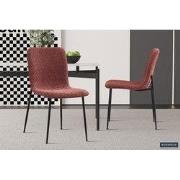 "Chair 'Alice' Bouclé Roze" - 42 x  x 57.00 - Textiel