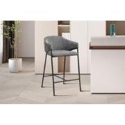 Tellerstoel 'Hugo' Corduroy Donkergrijs - 59 x  x 54 - Stof, Velours