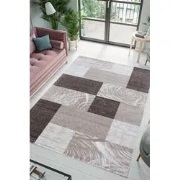 Jaden Modern Bruin vloerkleed - Laagpolig - 80 X 150 CM