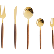 GEMELLI - Bestekset 30-delig - Goud - RVS