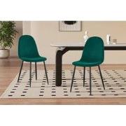 Stoel 'Boy' Fluweel Groen - 49 x  x 39,5 - Velours, Metaal