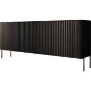 Meubella - Vivi - Dressoir - Zwart - 190 cm
