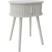 Side Table / Bedside Table - Sand/Beige - MDF - 40x30x53cm