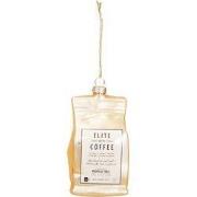 Xmas Hanger - Coffee Beans - Glass - 6x5x11,5cm