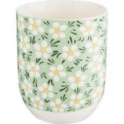 Clayre & Eef Mok 100 ml Groen Porselein Bloemen