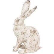 Clayre & Eef Beeld Konijn 22 cm Beige Polyresin