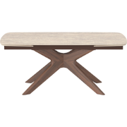 Keramische tafel met verlengstukken L180 cm - TIVOLI