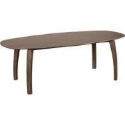 Lewis & Loft Eettafel Luna – Deens ovaal – 220 x 110 cm – Bruin