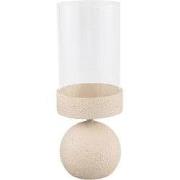 PTMD - Windlicht Cheska - Beige - 12x12x33cm