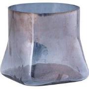 PTMD - Windlicht Deklin - Grijs - 15x15x15cm