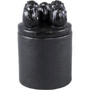 PTMD - Pot Krystine - Zwart - 15x15x21cm