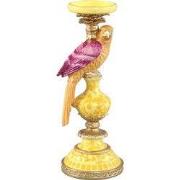 PTMD - Kandelaar Brittani - Geel - 12x12x32.5cm