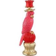 PTMD - Kandelaar Keyaan - Oranje - 9x8.5x28cm