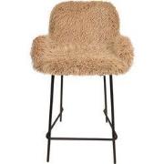 PTMD - Barkruk Leander - Bruin - 54x52x94cm