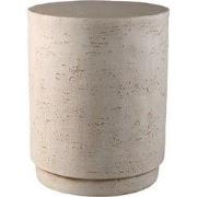 PTMD - Bijzettafel Chandar - Beige - 45x45x55.5cm