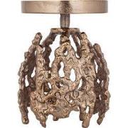 PTMD - Kandelaar Barrie - Bruin - 11x11x17cm