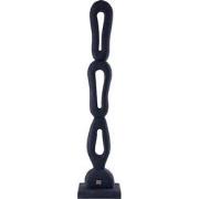 PTMD - Beeld Rhyce - Zwart - 18x13x98cm