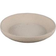 PTMD - Schaal Hillie - Beige - 35x35x6cm