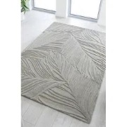 Modern Wollen vloerkleed - Lino Leaf Grijs - 160 X 230 CM