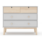 Commode met 2 kleine lades en 2 grote lades L100 cm - LÉONIE