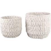 PTMD - Mand Elliot - Wit - 39x39x36cm - Set van 2