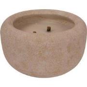 PTMD - Kaars Gabor - Bruin - 29x29x18cm