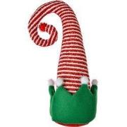 Clayre & Eef Kerstdecoratie Kerstmuts 35 cm Rood Textiel