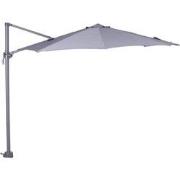 Hawaii parasol S - Ø300 cm - carbon black - licht grijs